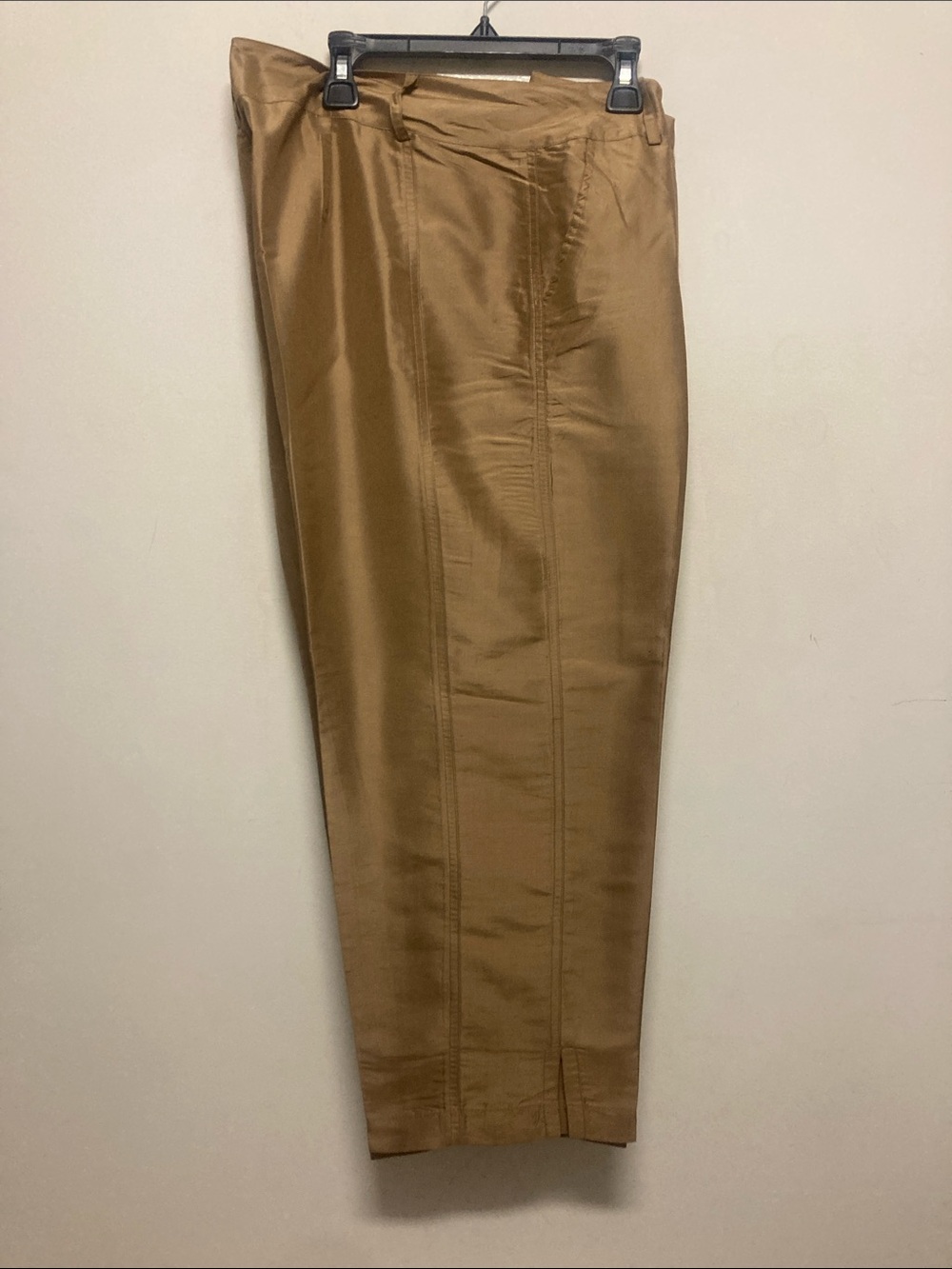 Allison Taylor Cropped Ankle Pants in Camel Brown